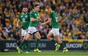 9 June 2018; Jonathan Sexton of Ireland comes on to replace team-mate Joey Carbery during the 2018 Mitsubishi Estate Ireland Series 1st Test match between Australia and Ireland at Suncorp Stadium, in Brisbane, Australia. Photo by Brendan Moran/Sportsfile