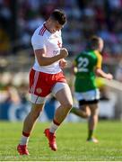 9 June 2018; Connor McAliskey of Tyrone celebrates after scoring his side's first goal during the GAA Football All-Ireland Senior Championship Round 1 match between Meath and Tyrone at Páirc Táilteann in Navan, Co Meath. Photo by Stephen McCarthy/Sportsfile