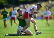 9 June 2018; Richard Donnelly of Tyrone in action against Conor McGill of Meath during the GAA Football All-Ireland Senior Championship Round 1 match between Meath and Tyrone at Páirc Táilteann in Navan, Co Meath. Photo by Stephen McCarthy/Sportsfile
