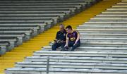 9 June 2018; Wexford supporters Harry, left, and Ryan Bailey, from Ballycarney, Co Wexford ahead of the Leinster GAA Hurling Senior Championship Round 5 match between Kilkenny and Wexford at Nowlan Park in Kilkenny. Photo by Daire Brennan/Sportsfile