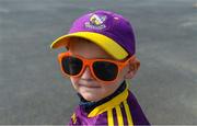 9 June 2018; Four year old Paudie Cullen, from Ballymitty, Wexford,  before the Leinster GAA Hurling Senior Championship Round 5 match between Kilkenny and Wexford at Nowlan Park in Kilkenny. Photo by Ray McManus/Sportsfile