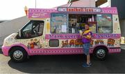 9 June 2018; Des Keogh, from Bree, Enniscorthy, Wexford, at the ice cream stand bewfore  the Leinster GAA Hurling Senior Championship Round 5 match between Kilkenny and Wexford at Nowlan Park in Kilkenny. Photo by Ray McManus/Sportsfile