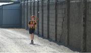 9 June 2018; Kilkenny supporter Harry Boyle, aged 12, from Clara, Co Kilkenny ahead of the Leinster GAA Hurling Senior Championship Round 5 match between Kilkenny and Wexford at Nowlan Park in Kilkenny. Photo by Daire Brennan/Sportsfile