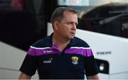 9 June 2018; Wexford manager Davy Fitzgerald arrives at the ground ahead of the Leinster GAA Hurling Senior Championship Round 5 match between Kilkenny and Wexford at Nowlan Park in Kilkenny. Photo by Daire Brennan/Sportsfile