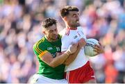 9 June 2018; Tiernan McCann of Tyrone in action against Ben Brennan of Meath during the GAA Football All-Ireland Senior Championship Round 1 match between Meath and Tyrone at Páirc Táilteann in Navan, Co Meath. Photo by Stephen McCarthy/Sportsfile