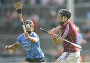 9 June 2018; Padraic Mannion of Galway in action against Cian Boland of Dublin during the Leinster GAA Hurling Senior Championship Round 5 match between Galway and Dublin at Pearse Stadium in Galway. Photo by Ray Ryan/Sportsfile