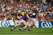 9 June 2018; Aidan Nolan of Wexford in action against John Donnelly of Kilkenny during the Leinster GAA Hurling Senior Championship Round 5 match between Kilkenny and Wexford at Nowlan Park in Kilkenny. Photo by Daire Brennan/Sportsfile