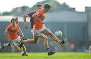 9 June 2018; Ethan Rafferty of Armagh in action against Sam Duncan of Westmeath during the GAA Football All-Ireland Senior Championship Round 1 match between Westmeath and Armagh at TEG Cusack Park in Mullingar, Co. Westmeath. Photo by Ramsey Cardy/Sportsfile