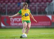 9 June 2018; Eilis Ward of Donegal scoring from a penalty during the TG4 Ulster Ladies SFC semi-final match between Donegal and Monaghan at Healy Park in Omagh, County Tyrone. Photo by Oliver McVeigh/Sportsfile