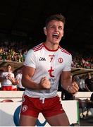 9 June 2018; Michael McKernan of Tyrone celebrates following the GAA Football All-Ireland Senior Championship Round 1 match between Meath and Tyrone at Páirc Táilteann in Navan, Co Meath. Photo by Stephen McCarthy/Sportsfile