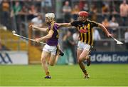 9 June 2018; David Dunne of Wexford in action against Enda Morrissey of Kilkenny during the Leinster GAA Hurling Senior Championship Round 5 match between Kilkenny and Wexford at Nowlan Park in Kilkenny. Photo by Ray McManus/Sportsfile