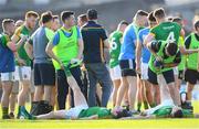 9 June 2018; Meath players receive treatment at half time of extra time during the GAA Football All-Ireland Senior Championship Round 1 match between Meath and Tyrone at Páirc Táilteann in Navan, Co Meath. Photo by Stephen McCarthy/Sportsfile