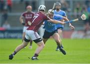 9 June 2018; Jake Malone of Dublin in action against John Hanbury of Galway during the Leinster GAA Hurling Senior Championship Round 5 match between Galway and Dublin at Pearse Stadium in Galway. Photo by Ray Ryan/Sportsfile