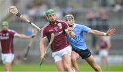 9 June 2018; Niall Burke of Galway in action against Jake Malone of Dublin during the Leinster GAA Hurling Senior Championship Round 5 match between Galway and Dublin at Pearse Stadium in Galway. Photo by Ray Ryan/Sportsfile