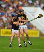 9 June 2018; Richie Hogan of Kilkenny in action against Kevin Foley of Wexford during the Leinster GAA Hurling Senior Championship Round 5 match between Kilkenny and Wexford at Nowlan Park in Kilkenny. Photo by Daire Brennan/Sportsfile