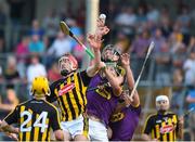 9 June 2018; Enda Morrissey of Kilkenny in action against Conor McDonald of Wexford during the Leinster GAA Hurling Senior Championship Round 5 match between Kilkenny and Wexford at Nowlan Park in Kilkenny. Photo by Daire Brennan/Sportsfile