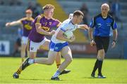 9 June 2018; Michael Curry of Waterford in action against Tiernan Rossiter of Wexford during the GAA Football All-Ireland Senior Championship Round 1 match between Wexford and Waterford at Innovate Wexford Park in Wexford. Photo by Matt Browne/Sportsfile