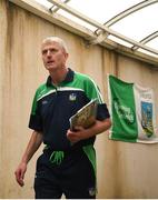 10 June 2018; Limerick manager John Kiely prior to the Munster GAA Hurling Senior Championship Round 4 match between Limerick and Waterford at the Gaelic Grounds in Limerick. Photo by Eóin Noonan/Sportsfile