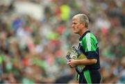 10 June 2018; Limerick manager John Kiely prior to the Munster GAA Hurling Senior Championship Round 4 match between Limerick and Waterford at the Gaelic Grounds in Limerick. Photo by Eóin Noonan/Sportsfile