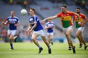 10 June 2018; Trevor Collins of Laois in action against Eoghan Ruth of Carlow during the Leinster GAA Football Senior Championship Semi-Final match between Carlow and Laois at Croke Park in Dublin. Photo by Stephen McCarthy/Sportsfile