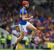 10 June 2018; Billy McCarthy of Tipperary celebrates after scoring his side's first goal during the Munster GAA Hurling Senior Championship Round 4 match between Tipperary and Clare at Semple Stadium in Thurles, Tipperary. Photo by David Fitzgerald/Sportsfile