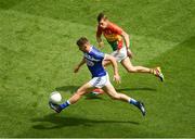 10 June 2018; Colm Begley of Laois in action against Seán Gannon of Carlow during the Leinster GAA Football Senior Championship Semi-Final match between Laois and Carlow at Croke Park in Dublin. Photo by Piaras Ó Mídheach/Sportsfile