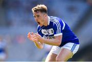 10 June 2018; Ross Munnelly of Laois celebrates a team-mates first half score during the Leinster GAA Football Senior Championship Semi-Final match between Carlow and Laois at Croke Park in Dublin. Photo by Stephen McCarthy/Sportsfile
