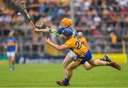 10 June 2018; Donagh Maher of Tipperary in action against Podge Collins of Clare during the Munster GAA Hurling Senior Championship Round 4 match between Tipperary and Clare at Semple Stadium in Thurles, Tipperary. Photo by Ray McManus/Sportsfile