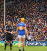 10 June 2018; A section of the 20,782 attendance watch a screen as they await a 'hawk eye' decision during the Munster GAA Hurling Senior Championship Round 4 match between Tipperary and Clare at Semple Stadium in Thurles, Tipperary. Photo by Ray McManus/Sportsfile