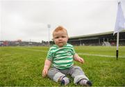 10 June 2018; Limerick supporter Ruben Greene, age 11 months from Pallasgreen Co. Limerick during the Munster GAA Hurling Senior Championship Round 4 match between Limerick and Waterford at the Gaelic Grounds in Limerick. Photo by Eóin Noonan/Sportsfile