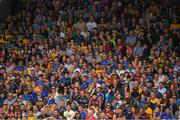 10 June 2018; A section of the Main Stand with supporters of both teams, amongst the 20,782 attendance during the Munster GAA Hurling Senior Championship Round 4 match between Tipperary and Clare at Semple Stadium in Thurles, Tipperary. Photo by Ray McManus/Sportsfile