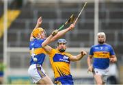 10 June 2018; Donagh Maher of Tipperary in action against Podge Collins of Clare during the Munster GAA Hurling Senior Championship Round 4 match between Tipperary and Clare at Semple Stadium in Thurles, Tipperary. Photo by David Fitzgerald/Sportsfile