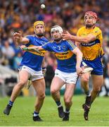 10 June 2018; Séamus Kennedy of Tipperary in action against John Conlon of Clare during the Munster GAA Hurling Senior Championship Round 4 match between Tipperary and Clare at Semple Stadium in Thurles, Tipperary. Photo by David Fitzgerald/Sportsfile