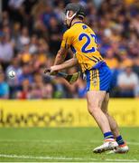 10 June 2018; Ian Galvin of Clare shoots to score his side's first goal during the Munster GAA Hurling Senior Championship Round 4 match between Tipperary and Clare at Semple Stadium in Thurles, Tipperary. Photo by David Fitzgerald/Sportsfile