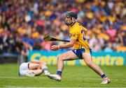 10 June 2018; Ian Galvin of Clare on his way to scoring his side's first goal during the Munster GAA Hurling Senior Championship Round 4 match between Tipperary and Clare at Semple Stadium in Thurles, Tipperary. Photo by David Fitzgerald/Sportsfile