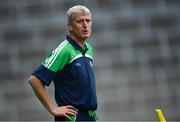 10 June 2018; Limerick manager John Kiely during the Munster GAA Hurling Senior Championship Round 4 match between Limerick and Waterford at the Gaelic Grounds in Limerick. Photo by Ramsey Cardy/Sportsfile