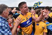 10 June 2018; John Conlon of Clare is congratulated by supporters following the Munster GAA Hurling Senior Championship Round 4 match between Tipperary and Clare at Semple Stadium in Thurles, Tipperary. Photo by David Fitzgerald/Sportsfile