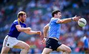 10 June 2018; Michael Darragh Macauley of Dublin in action against Padraig McCormack of Longford during the Leinster GAA Football Senior Championship Semi-Final match between Dublin and Longford at Croke Park in Dublin. Photo by Stephen McCarthy/Sportsfile