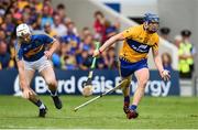 10 June 2018; Podge Collins of Clare in action against Brendan Maher of Tipperary during the Munster GAA Hurling Senior Championship Round 4 match between Tipperary and Clare at Semple Stadium in Thurles, Tipperary. Photo by David Fitzgerald/Sportsfile