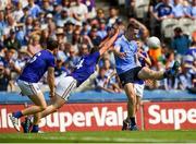 10 June 2018; Brian Fenton of Dublin in action against Diarmuid Masterson of Longford during the Leinster GAA Football Senior Championship Semi-Final match between Dublin and Longford at Croke Park in Dublin. Photo by Daire Brennan/Sportsfile