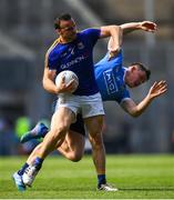 10 June 2018; Donal McElligott of Longford in action against Con O'Callaghan of Dublin during the Leinster GAA Football Senior Championship Semi-Final match between Dublin and Longford at Croke Park in Dublin. Photo by Stephen McCarthy/Sportsfile