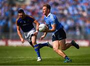 10 June 2018; Ciarán Kilkenny of Dublin in action against Michael Quinn of Longford during the Leinster GAA Football Senior Championship Semi-Final match between Dublin and Longford at Croke Park in Dublin. Photo by Stephen McCarthy/Sportsfile