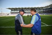 10 June 2018; Dublin manager Jim Gavin and Longford manager Denis Connerton shake hands following the Leinster GAA Football Senior Championship Semi-Final match between Dublin and Longford at Croke Park in Dublin. Photo by Stephen McCarthy/Sportsfile