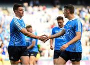 10 June 2018; Brian Howard, left, and Darren Daly of Dublin following the Leinster GAA Football Senior Championship Semi-Final match between Dublin and Longford at Croke Park in Dublin. Photo by Stephen McCarthy/Sportsfile