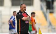 10 June 2018; Carlow manager Turlough O'Brien during the Leinster GAA Football Senior Championship Semi-Final match between Carlow and Laois at Croke Park in Dublin. Photo by Daire Brennan/Sportsfile