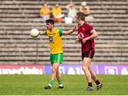 10 June 2018; Ryan McHugh of Donegal reacts after a foul during the Ulster GAA Football Senior Championship Semi-Final match between Donegal and Down at St Tiernach's Park in Clones, Monaghan. Photo by Oliver McVeigh/Sportsfile
