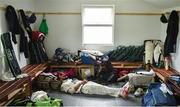 10 June 2018; Usman Khan of County Kerry rests in the club house during the All Rounder Munster Premier Division match between County Kerry and Cork Harlequins at the Oyster Oval, Tralee, Co Kerry. Photo by Seb Daly/Sportsfile