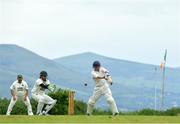 10 June 2018; Ruadhán Jones of Cork Harlequins plays a shot during the All Rounder Munster Premier Division match between County Kerry and Cork Harlequins at the Oyster Oval, Tralee, Co Kerry. Photo by Seb Daly/Sportsfile