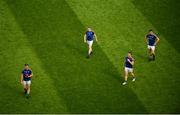 10 June 2018; Longford players, from left, Conor Berry, Patrick Fox, Donal McElligott, Barry Gilleran leave the field after the Leinster GAA Football Senior Championship Semi-Final match between Dublin and Longford at Croke Park in Dublin. Photo by Piaras Ó Mídheach/Sportsfile