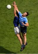 10 June 2018; Michael Darragh Macauley of Dublin in action against Darren Gallagher of Longford during the Leinster GAA Football Senior Championship Semi-Final match between Dublin and Longford at Croke Park in Dublin. Photo by Piaras Ó Mídheach/Sportsfile